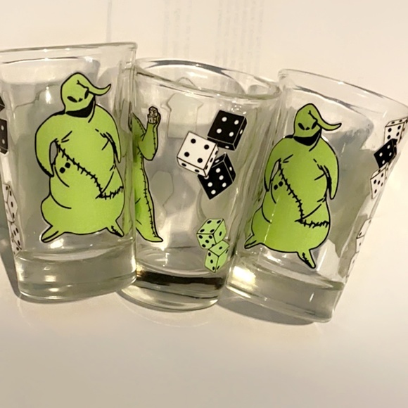 Other - Custom Made 3 Oogie boogie shot glasses